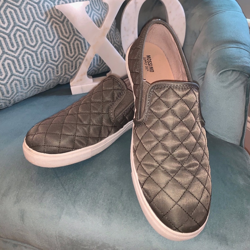 green slip ons